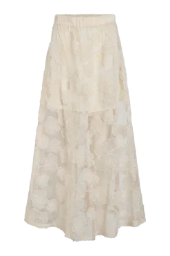 Vila Kjolar > Maxikjol viKaria HW Lace Midi Skirt