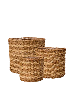 Wikholm Form Korgar > Belle Randig vågig Korg 3-pack