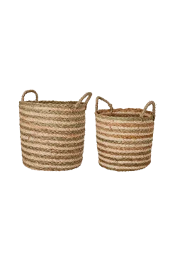 Clearance Helmi Basket Randig 2-pack Korgar