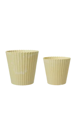 Wikholm Form Växter & Blommor > Yodit Krukor, 2st set Ø14,5, Ø12,5