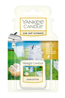 Yankee Candle Rumsdoft > Car Jar Ultimate Clean Cotton