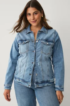 Zizzi Jackor & Kappor > Jeanjacka jAi / Jacket