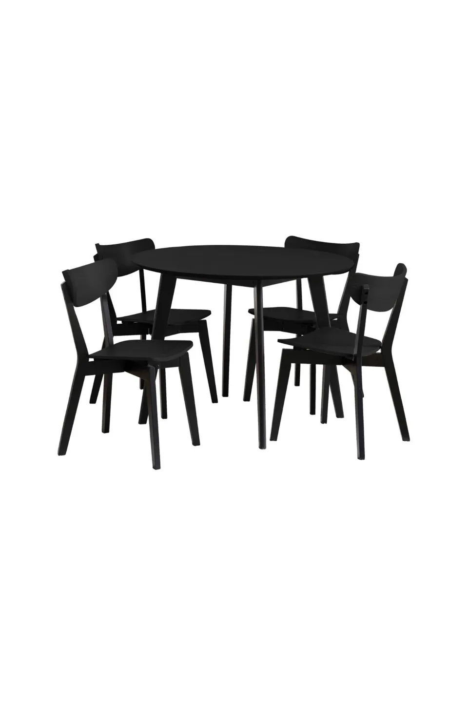 AC Design Furniture Matgrupper > Roxby matbordsset med bord och 4 stolar, 105x105x76 cm
