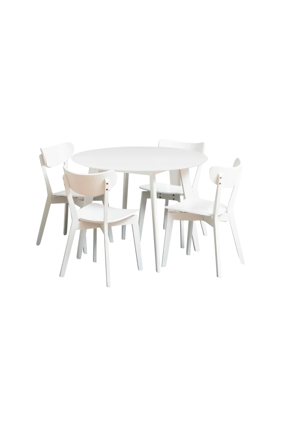 AC Design Furniture Matgrupper > Roxby rund matbordsset med bord och 4 stolar, Ø105x76 cm
