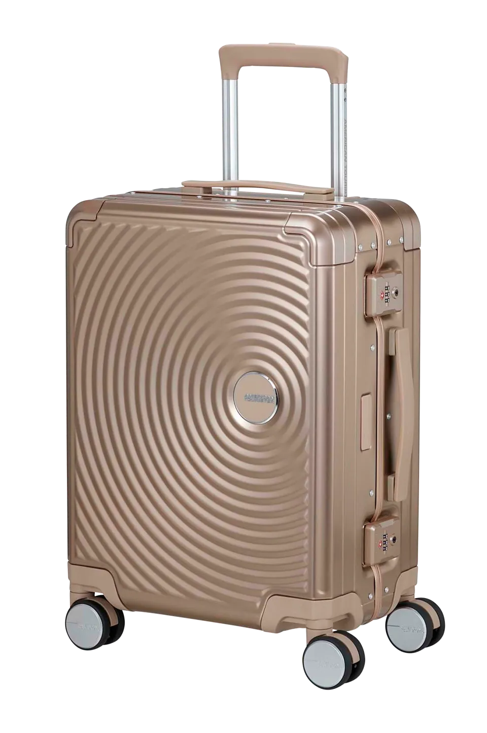 American Tourister Resväskor|Resväskor > Kabinväska Soundbox Aluminium 55 Bronze