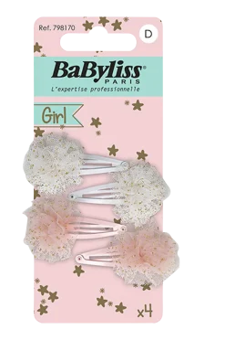 BaByliss Håraccessoarer > Hårspännen Bollar Kids 4 st