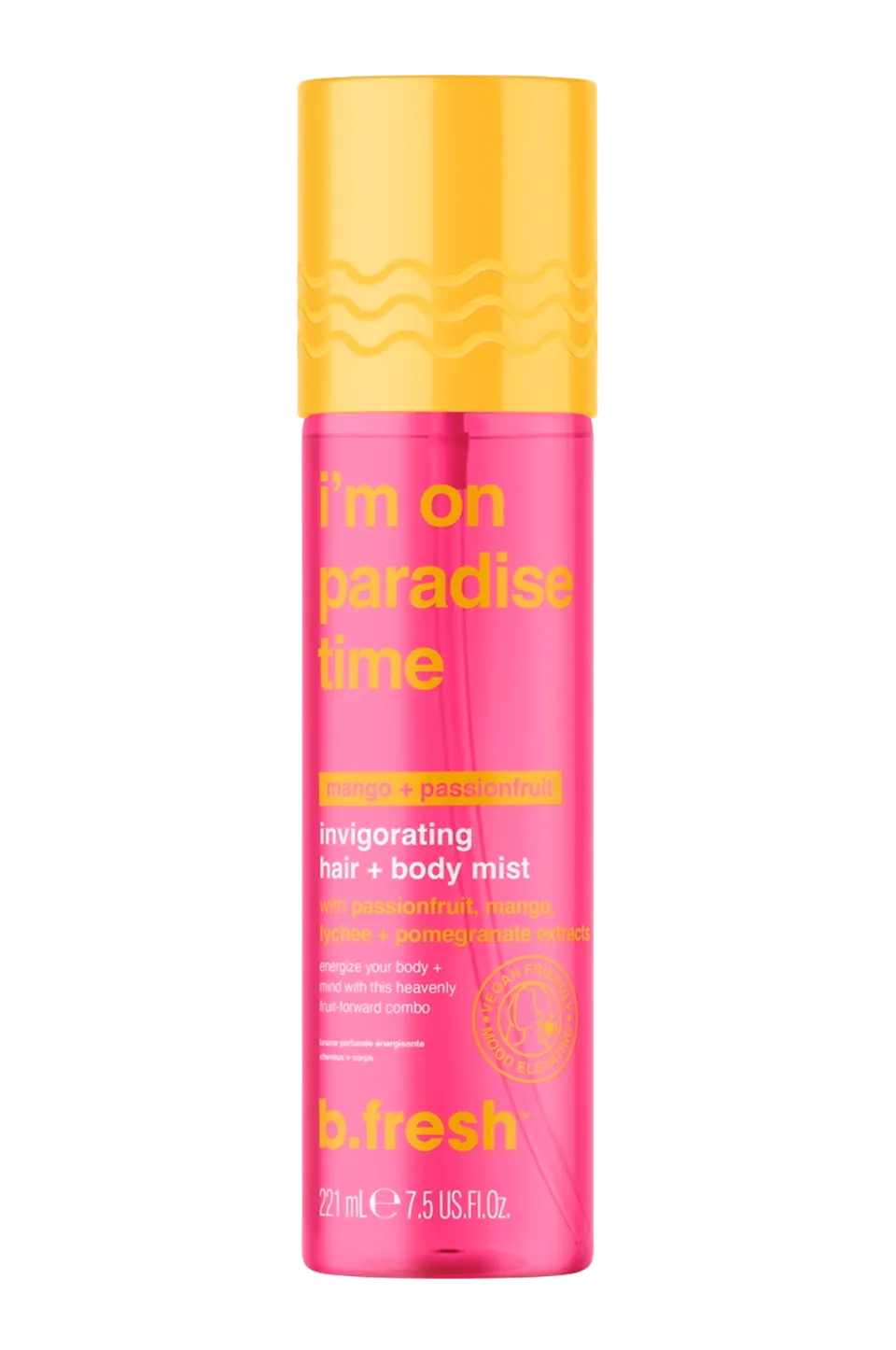 b.fresh Body Mists > I'M On Paradise Time - Invigorating Hair + Body Mist 221Ml