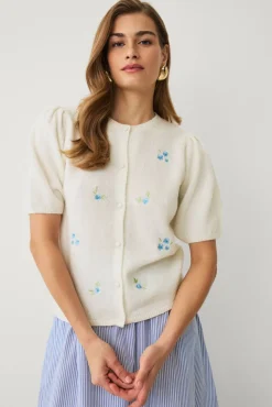 Discount Coection Cardigan ed broderier Tröjor & Koftor
