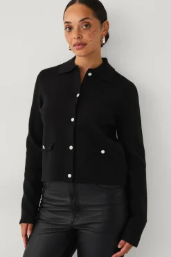 Best Coection Cardigan ed gittriga knappar Tröjor & Koftor