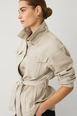 Clearance Coection Jeanjacka ed knytkärp Jackor & Kappor