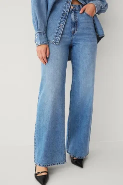 Sale Collection Jeans med vida ben och hög midja Jeans