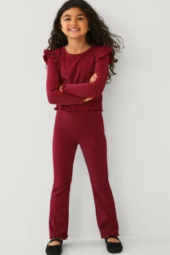 Ellos Byxor & Leggings > Collection Ribbade leggings med lurex