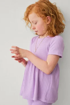 Sale Collection Ribbad topp med puffärmar Klänningar