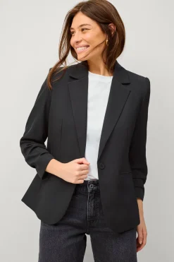 New Collection Slim fit kavaj med rynkade ärmar Kavajer & Västar