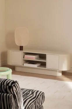 Clearance Home TV-bänk High Gloss Low Tv-Bänkar