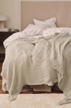 Clearance Home Överkast / pläd Candice Muslin Filtar & Plädar|Överkast