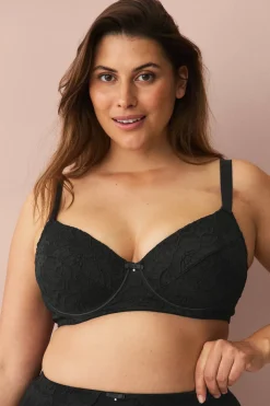 Sale Plus collection Vadderad bygel-bh i spets Bh