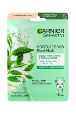 Best Skinactive Moisture Bomb Super Hydrating & Rebalancing Sheet Mask For Normal To Combination Skin Skönhet|Ansiktsvård