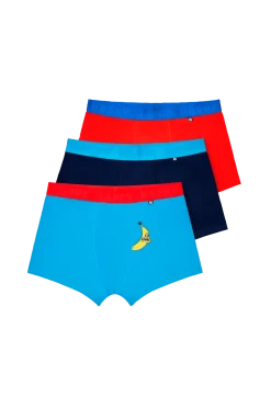Happy Socks Underkläder > Boxerkaong Egg Banana hort 3-pack