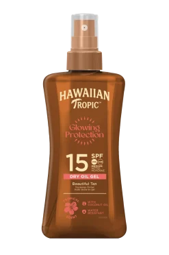 Hawaiian Tropic Solskydd > Glowing Protection Dry Oil Gel SPF15 200ml