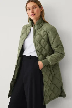 New Jacka Quilted Long Padded Jacket Ytterkläder|Ytterkläder