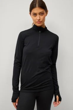 New Underställströja Merino Wool LS Halfzip W Underställ|Underställ