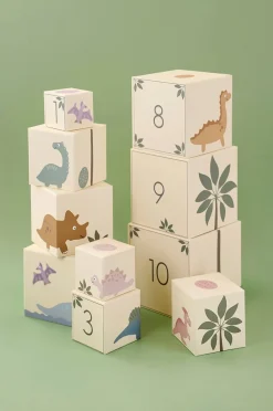 Clearance Kuber 1-10 Dino Spel, Pussel & Pyssel