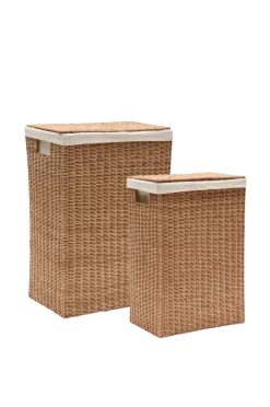 Sale Indali set om 2 rottingkorgar, 57 x 44 cm / 47 x 37 cm Badrumstillbehör|Korgar