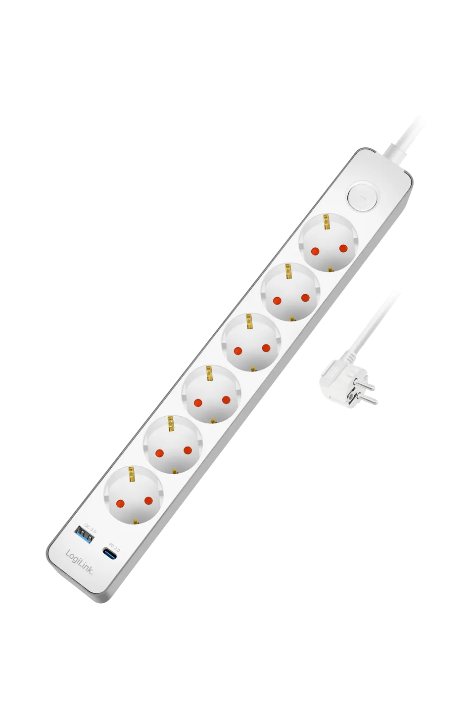 Grenuttag 6-vägs + USB-A/USB-C Lamptillbehör
