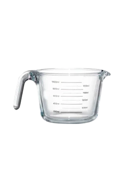 Måttkanna i glas 1L Baktillbehör & Bakredskap