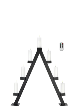 New Ljusstake Arbor 7L Batteridriven Julbelysning