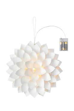 Sale Vägg- och bordsdekoration Dahlia 35cm Batteridriven Julpynt
