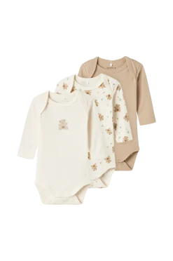 Name it Bodies > baby Body nbnBody 3P LS Bear Noos