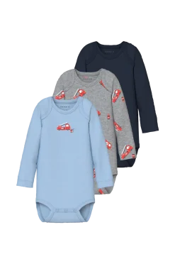 Sale baby Bodys nbmBody LS Firetruck 3-pack Bodies