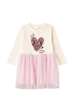 Clearance Klänning nmfOhfelia LS Dress Box Festkläder