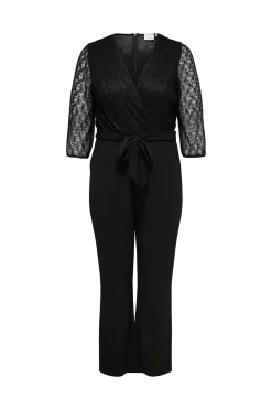 Only Carmakoma Jumpsuits > Jumpsuit carBetsy 3/4 Wrap V-neck Jumpsuit