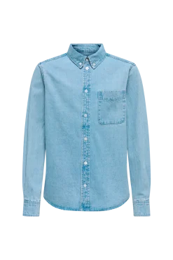 ONLY & SONS Skjortor > JUNIOR Jeansskjorta osjOrson Regular Yfm