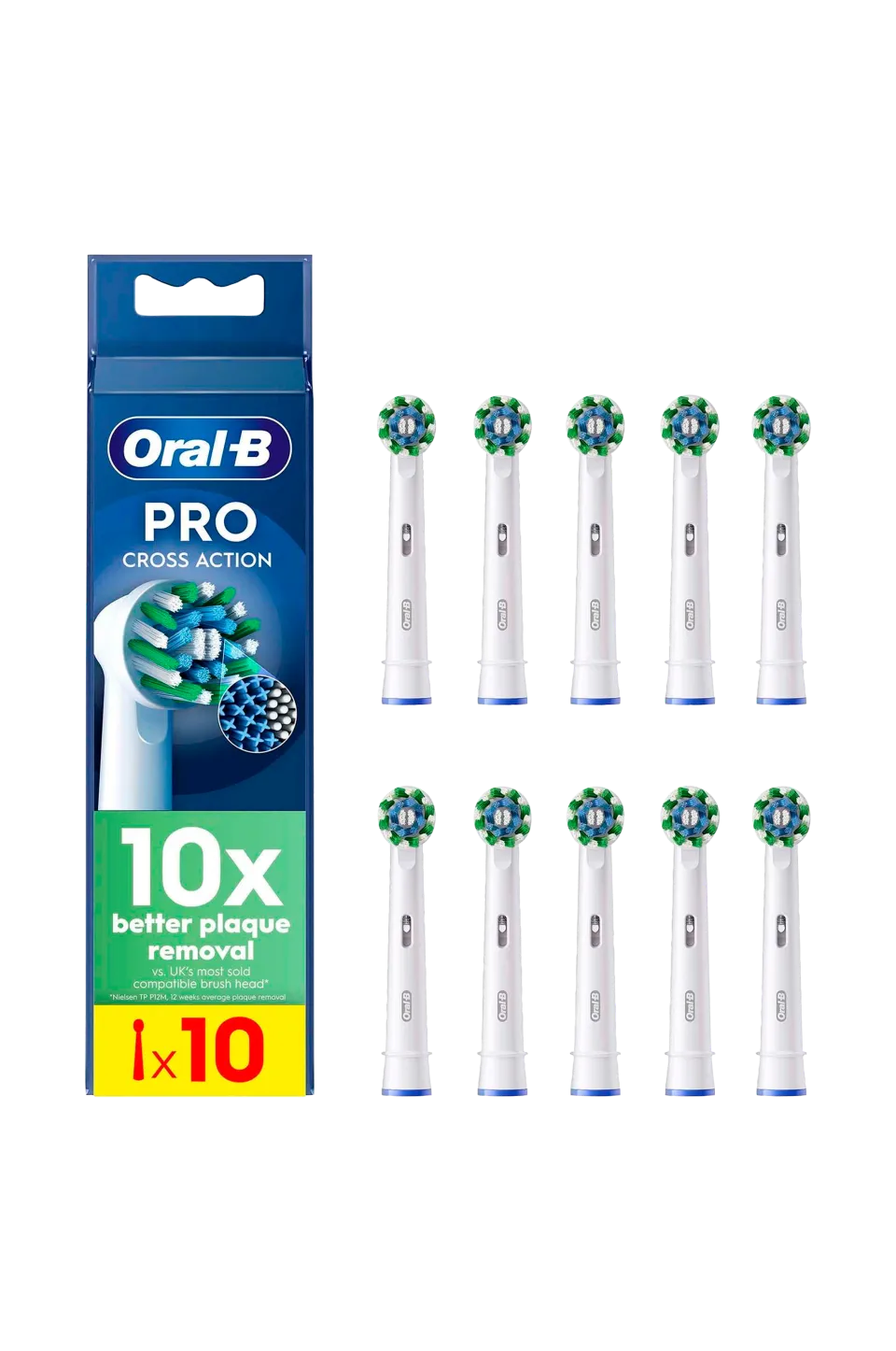 Borsthuvuden Crossaction 10-pack Tandvård