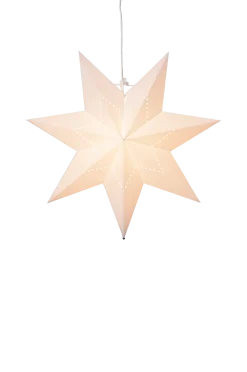 Clearance Pappersstjärna Lysa 45cm Julpynt|Julbelysning